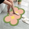thumbnail image 2 of Alfombra de baño de tierra de diatomeas | Súper absorbente, de secado rápido y antideslizante | Alfombrilla de baño de caucho lavable | Antiolor y sin desprendimiento | Fácil de limpiar | Multiusos, 2 of 5