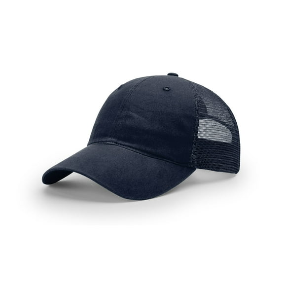 Richardson 111 Garment-Washed Trucker Caps - Navy