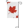 thumbnail image 5 of SKYSONIC Garden Flag Beautiful Red Maple Leaves Double-Sided Printed House Sports Flag-28x40(in)-Polyester Decorative Flags for Courtyard Garden Flowerpot, 5 of 6