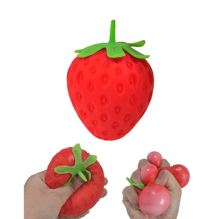 Squishy Strawberry Squeeze Toys for Kids Adults – Kawaii Sticky Fidget Sensory Toy OPP Packaging Stress Relief Party Favor Gifts & Desk Accessory Squishy Strawberry Squeeze Toys for Kids Adults – Kawaii Sticky Fidget Sensory Toy OPP Packaging Stress Relief Party Favor Gifts & Desk Accessory