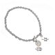 thumbnail image 3 of Smiley Face Choker Necklace, Stainless Steel Silver Plated Paperclip Chain Necklace For Women Men, 3 of 5