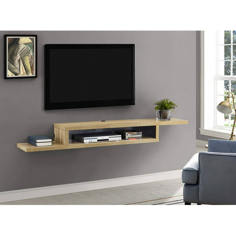 Martin Furniture 72 Asymmetrical Wall TV Shelf -