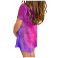 thumbnail image 4 of Gerichy Girls Summer Outfits, Summer Girls Thin Suit Sweet Solid Color Two Piece Set Cute Fly Sleeve Top Ruffled Top Shorts, 4 of 6