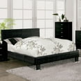 thumbnail image 4 of Furniture of America Nicole Faux Leather Full Platform Bed in Black, 4 of 9
