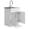 thumbnail image 2 of Pemberly Row Wide Shaker 28" Laundry Cabinet w/ Faucet and Stainless Steel Sink, 2 of 7