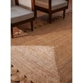thumbnail image 5 of Rugsotic Carpets Hand Woven Jute 3'x5' Area Rug Oriental Beige J00001, 5 of 6