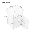 thumbnail image 2 of Maritcute 20" Bathroom Vanity With Sink, Bathroom Cabinet With Soft Closing Doors Adjustable Shelf Storage Rack, Freestanding Bathroom Cabinet With Undermount Ceramic Basin, 2 of 9