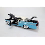 1956 شارع كرايسلر نيويوركر. Regis و Stardust Blue و Raven Black - Acme A1809007 - 1 / 18 scale Diecast Model Toy Car