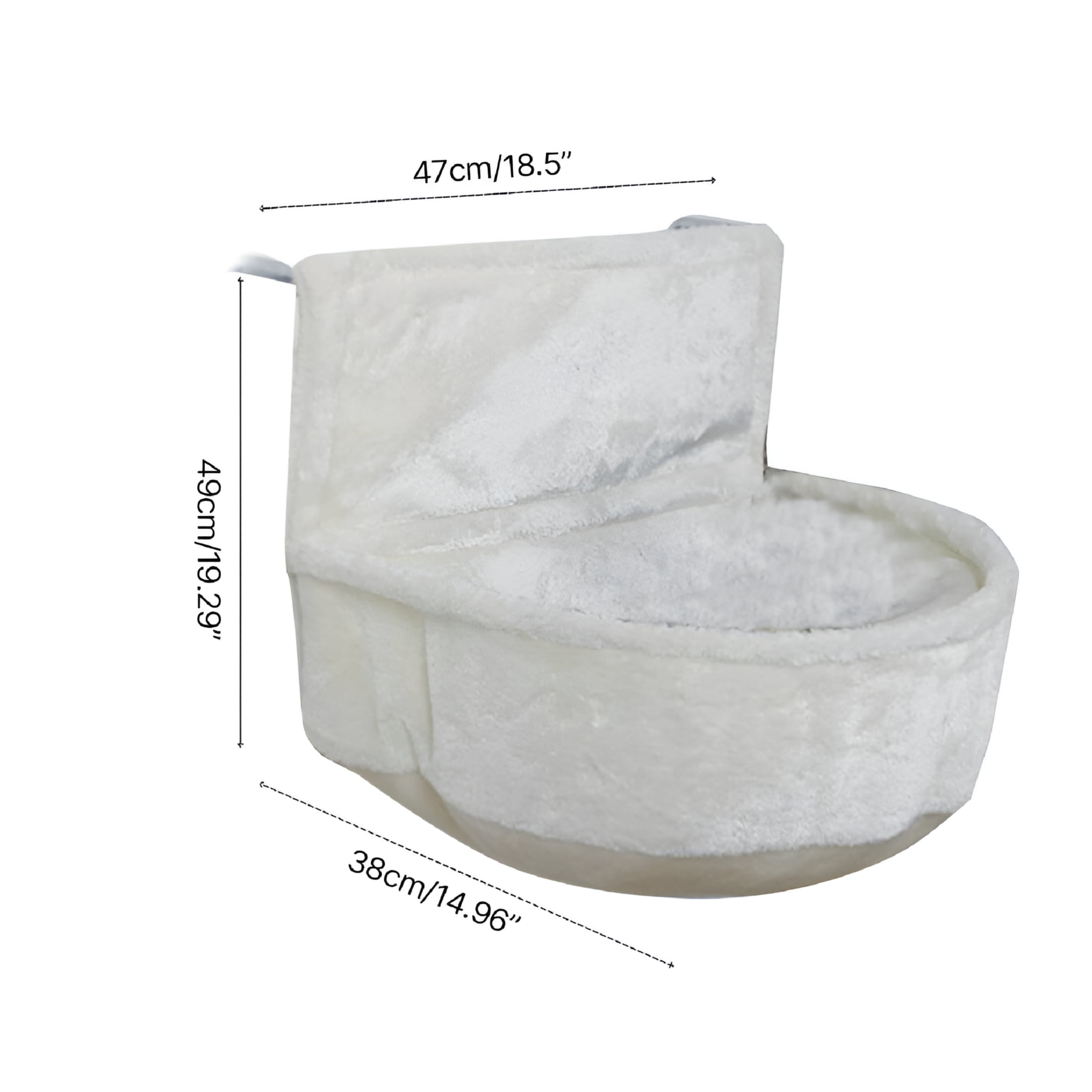 XIBUFE 2026 New Indoor Cat Perch Cute Soft Cat Bed Window Shelf Hammock Space Saving Radiator Mounted for Cat Shelf for Lounging,Perching,Nap,Indoor,Window Watching