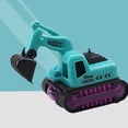 thumbnail image 6 of Remote Control Excavator Toy for Kids with Light & Sound ,Tracked Wheels, Movable Arm, Realistic Construction Vehicle for Boys & Girls Ages 3+ Blue, 6 of 6