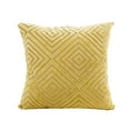 thumbnail image 4 of Yhsdtq,Limited Time Savings,Linen Flocking Sofa Throw Pillow Cover, Soft Velvet Texture, 18x26 Inches, Geometric Pattern, For Living Room, Decorative Cushion, Durable Fabric, Home Decor Accessory, 4 of 8