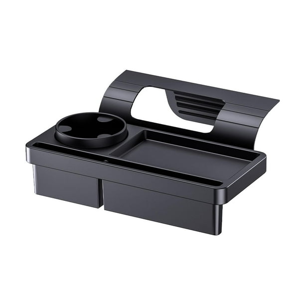 Organizador para del coche, portavasos, caja de almacenamiento para puerta lateral del coche para guardar snacks, botellas y llaves.