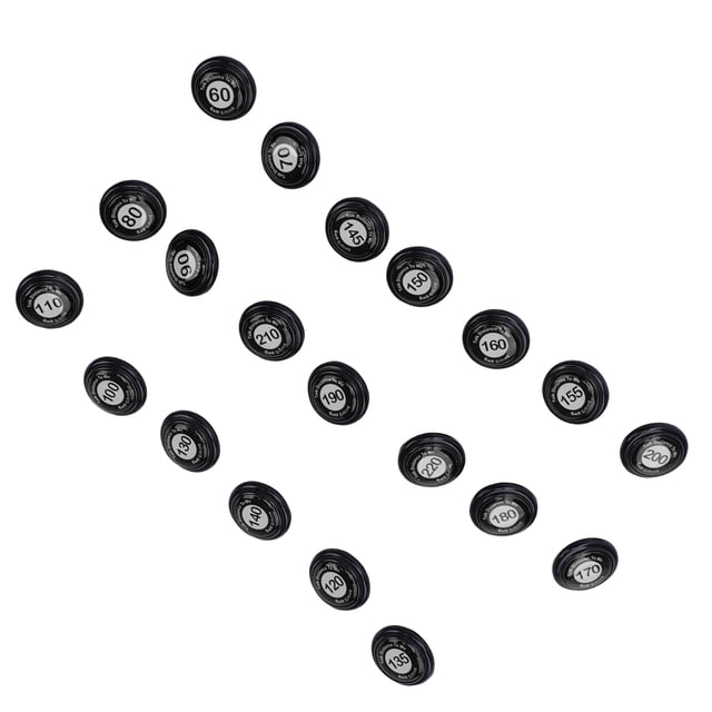 Golf Club Distance Markers, 20 Pack Easy Install Golf Ball Makers Reference for Golfers & Training Sessions