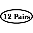 thumbnail image 2 of Creswell 12 Pairs White Diabetic Crew Socks 13-15 King Size MADE IN U.S.A, 2 of 3