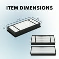 thumbnail image 3 of True HEPA Filter Replacement For Honeywell HRF-H2 Fits Air Purifier Model HPA050, HPA150, HPA060, HPA160, HHT055 and HHT155, 3 of 5