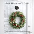 thumbnail image 7 of 2 Pack Suction Cup Hooks, No-Drill Wall Hooks for Glass, Tile & Mirror, Black Wreath Hanger for Front Door, Bathroom Shower Towel Hook, 7 of 7