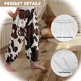 thumbnail image 6 of DISNIMO Cow Print Bloomer Harem Pants Kids Bloomer Trousers for Boys Harem Bloomers Long Pants for Kids Harem Pants Boys Harem Bloomers 8-12 Boy Beach Pants Loose Fall Pants for Boys Sweatpants, 6 of 7