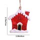thumbnail image 3 of Fiudx Artículos en oferta con ofertas flash Muñeco de nieve, anciano, accesorios para árbol de Navidad, medias navideñas, colgante de resina navideña, 3 of 6