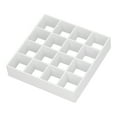 thumbnail image 3 of Dollhouse Storage Shelf, Furniture Accessories Miniature Wooden Storage Rack Miniature Wooden Shelf 16 Grid Display Shelf Dollhouse Furniture  For Dollhouse White, 3 of 8
