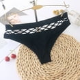 thumbnail image 5 of Tangas de cintura alta para mujer, de punto, de malla, caladas, sin costuras, sexys, transparentes, lencería íntima para niña, talla grande, 5 of 5