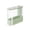 Green, variant on Knife Sets for Kitchen with Block Clear Organizer Stand 9.64x3.26x8.38 Inch Knife Block Without Knives Rustproof Dock Rack