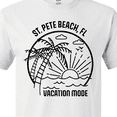 thumbnail image 4 of Inktastic Summer Vacation Mode St. Pete Beach Florida T-Shirt, 4 of 5