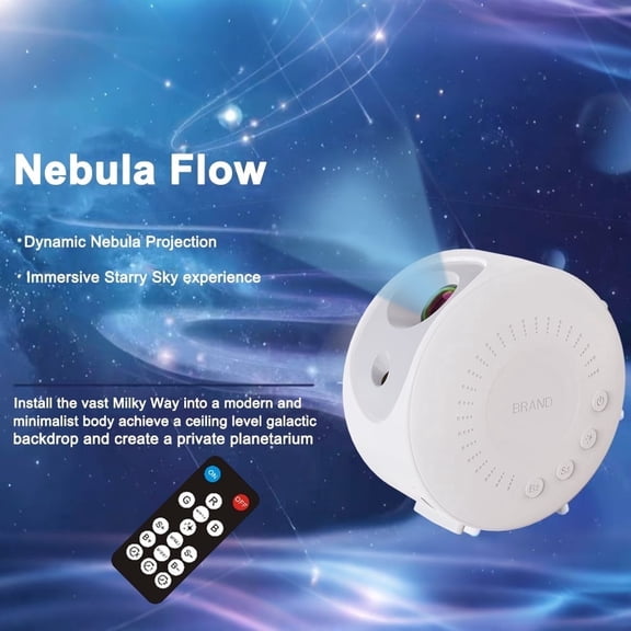 ZDSSY 7 Lighting Effects 360° Rotating Nebula Projector Galaxies LED Night Lights