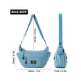 thumbnail image 4 of Spencer Handbags for Women Crossbody Bag Soft Nylon Multi Pocket Shoulder Purses Waterproof Messenger Bag, 4 of 9