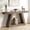 Gray, variant on Fnova 55" Farmhouse Console Table, 2-Tier Storage Sofa Table, Long Wood Entryway Table for Hallway, Living Room, Easy Assembly