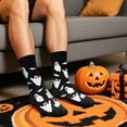 thumbnail image 6 of Funny Halloween Socks for Men Women Teen Boys - Ghost Spooky Bats Fun Novelty Crazy Funky Silly Cute Dress Crew Cool Socks - Halloween Gifts Costumes, 6 of 8