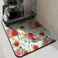 thumbnail image 4 of Coffee Bar Mat Accessories for Countertop Absorbent Anti-Slip Silicone Pioneer Flower Dish Drying Mats for Kitchen Counter Draining Pad Decor Gift Fit Coffee Maker Coffee Pot Espresso Machine 24x18in, 4 of 6