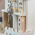 thumbnail image 4 of Miniature Chain Pocket Watch Doll House Accessory Alloy Miniature Design 6.20X0.80X0.20CM Wall Hanging 1Pcs, 4 of 5