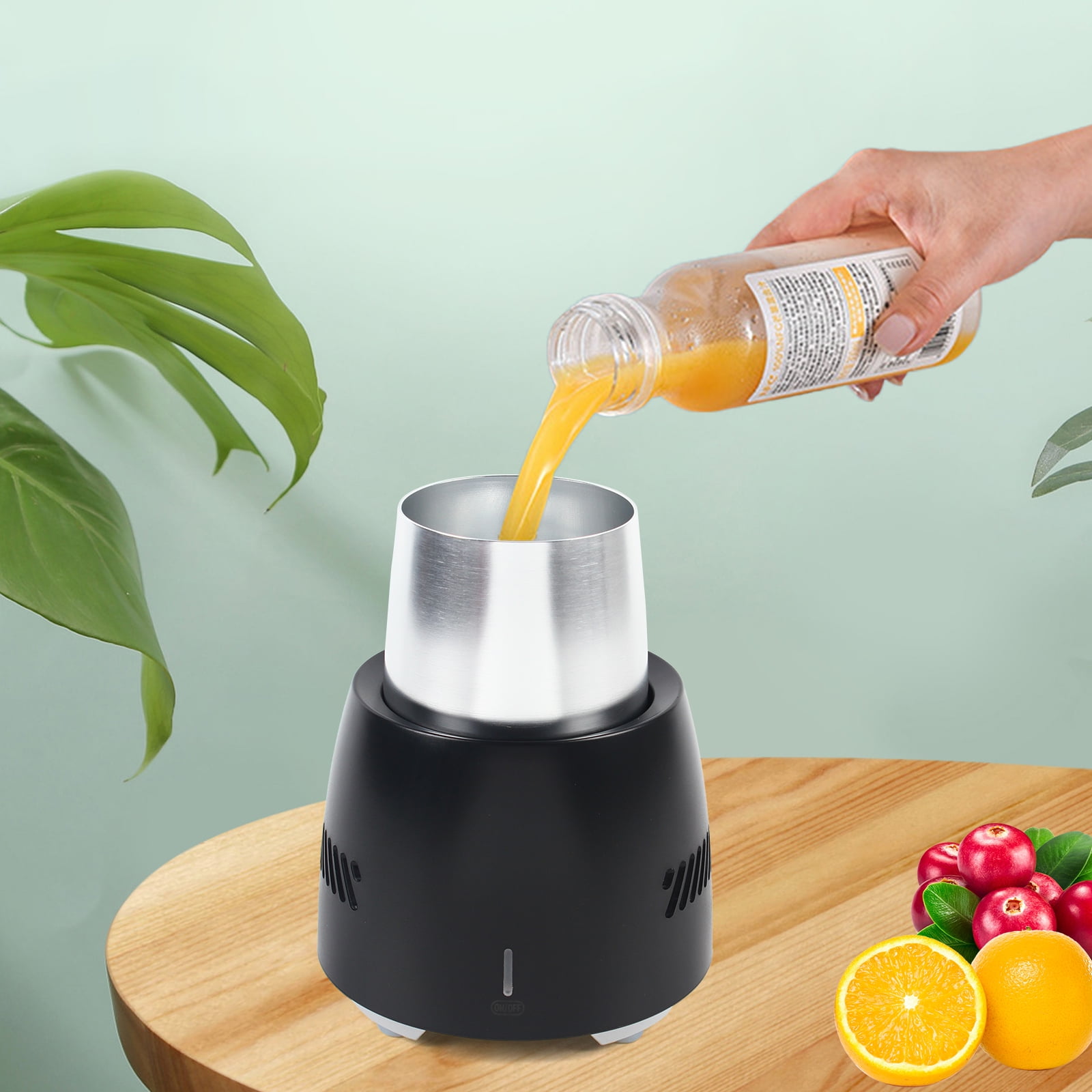 HSTYAIG Portable Mini Refrigerator Electric Summer Drink Cooler Kettle  Drink Instant Quick Cooling Cup Home Office Cold Drink Machine Small  Appliance
