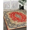 thumbnail image 3 of Ahgly Company Machine Washable Indoor Rectangle Traditional Fire Brick Red Area Rugs, 7' x 9', 3 of 7