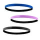 thumbnail image 5 of 5x 3 Diademas Deportivas Delgadas Elásticas Antideslizantes Que Absorben La Humedad Transpirable para Ejercicio Fútbol Entrenamiento Mujeres , Púrpu 5 piezas, 5 of 7
