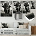 thumbnail image 4 of Designart "Bison Stories from the Grasslands" Animals Metal Wall Decor, 4 of 5