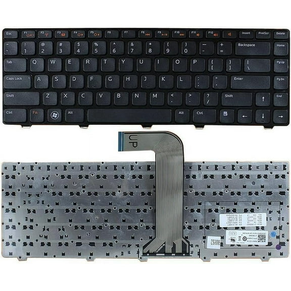 New US Black Keyboard Replacement for Dell Inspiron N4050 N4110 3520 XPS 15 L502X M5040 N5050 N5040 M521R 14 (N4050) 15 (N5040) 14R SE 7420