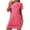 Z-a-Hot-Pink, variant on Mrat Pajamas for Night Sweats Plus Size Nightgowns for Women Oversized Sleep T-Shirts Dress Short Sleeves Sleepwear S-99 Yellow XL