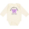 thumbnail image 3 of Inktastic Sjogrens Syndrome Butterfly 6.1 Boys or Girls Long Sleeve Baby Bodysuit, 3 of 5