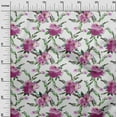 thumbnail image 2 of oneOone Polyester Lycra Fabric Watercolor Leaves & Peony Floral Print Fabric BTY 56 Inch Wide, 2 of 4