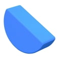 thumbnail image 3 of Bloque de yoga semicircular antideslizante para gimnasio en casa Azul, 3 of 8