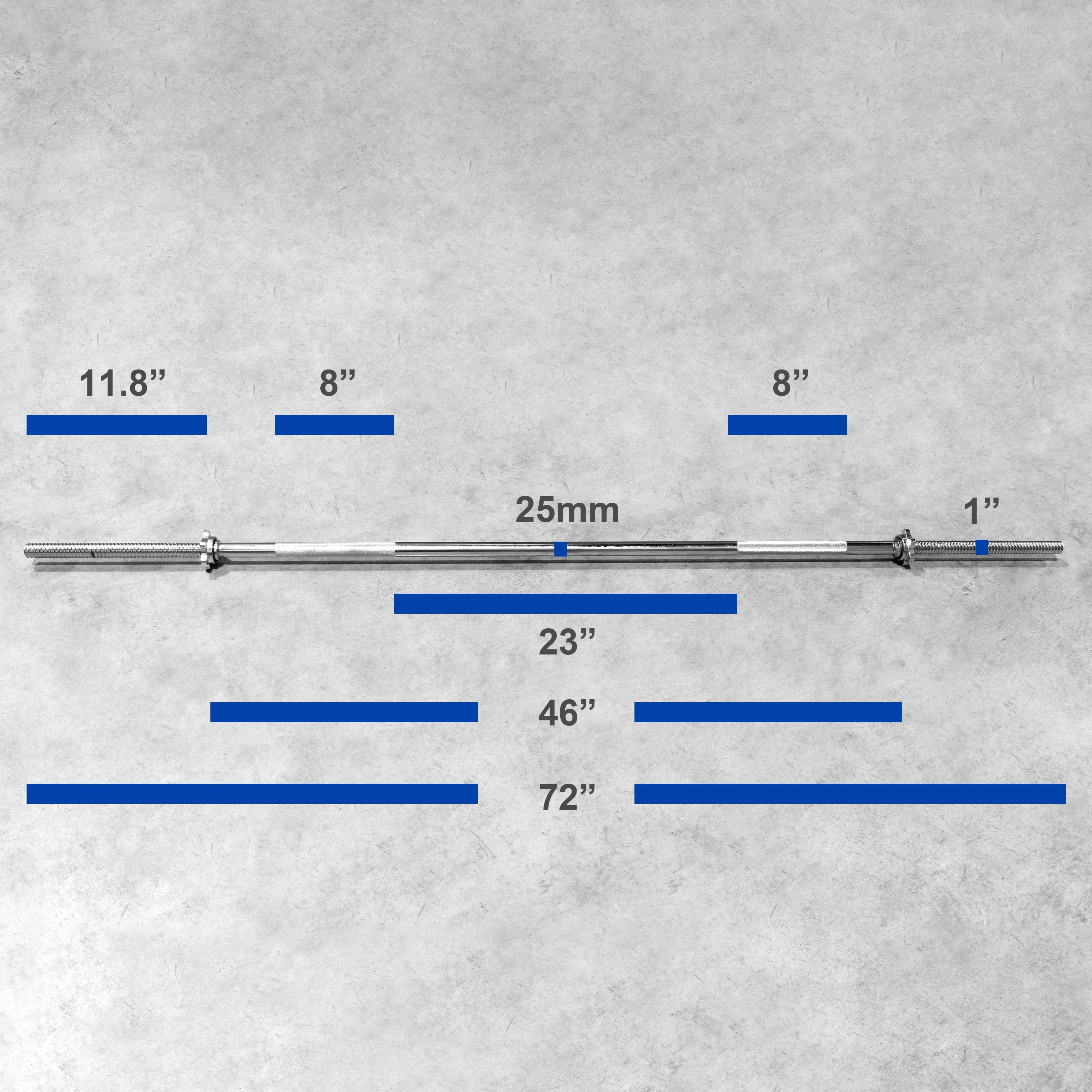 Buy XPRT Fitness Olympic Barbell Standard Weight Lifting Bar Online at