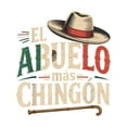 thumbnail image 2 of [100% algodón] El Abuelo Más Chingón, divertida camiseta con el mejor papá mexicano, camisetas gráficas, casual, cuello redondo, manga corta, clásica, 2 of 7