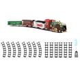 thumbnail image 2 of Juego de tren eléctrico, locomotora, motor, vías, tren, juguetes, tren de juguete navideño para niños de 3, 4, 5 y 6 años, regalos de Navidad Estilo A, 2 of 10