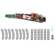 thumbnail image 2 of Juego de tren eléctrico, locomotora, motor, vías, tren, juguetes, tren de juguete navideño para niños de 3, 4, 5 y 6 años, regalos de Navidad Estilo A, 2 of 10