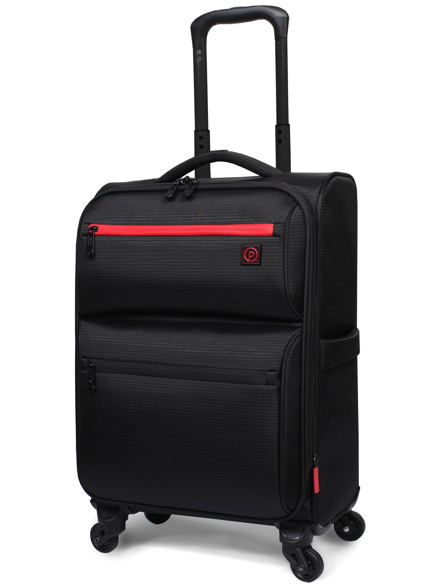 Protege Trulite 20" Lightweight Carry On Luggage Black, 23" x 9" x 14.25", 4.7lbs