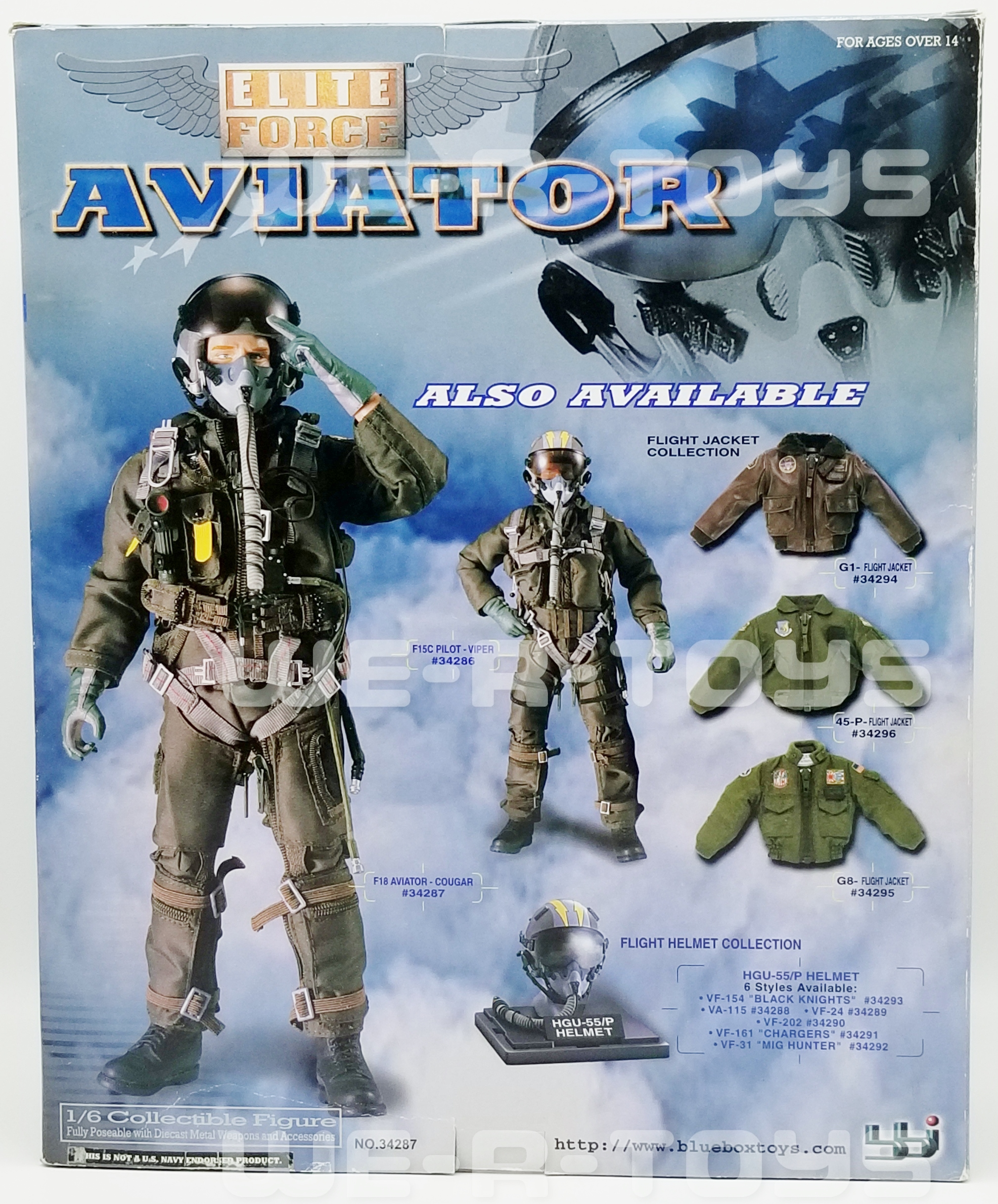 ミリタリー ELITE FORCE AVIATOR F-15C & Apache Pilot Elite Force Aviator F-15C Eagle Pilot Viper 1/6 Collectible