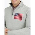 thumbnail image 3 of Chaps Men's & Big Men's Flag Quarter Zip Sweater, Sizes S-3XL, 3 of 8