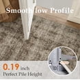thumbnail image 4 of BERTHMEER 2'x8' Runner Rugs for Floor Washable Non-slip Runner Rugs for Kitchen Laundry Room Distressed Vintage Oriental Traditional Soft Indoor Brown Runner Rugs for Hallway, Brown, 4 of 6