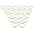 thumbnail image 2 of 20pcs Brass Keyrings Split Key Rings Jewelry Making Craft Keychain Craft Findings Round Edge 10mm, 2 of 9